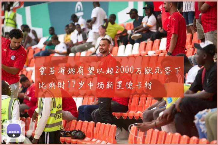 霍芬海姆有望以超2000万欧元签下比利时17岁中场新星德卡特